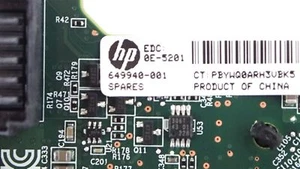 HP 649940-001 FlexFabric 10Gbps 2 Port 554FLB Network Adapter - 647584-001 - Picture 1 of 4