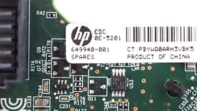 HP 649940-001 FlexFabric 10Gbps 2 Port 554FLB Network Adapter - 647584-001 - Image 1 of 4