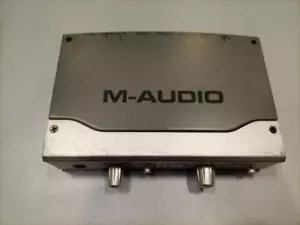 M-AUDIO FIREWIRE SOLO RECORDING INTERFACE WITH POWER SUPPLY For Parts - Picture 1 of 5
