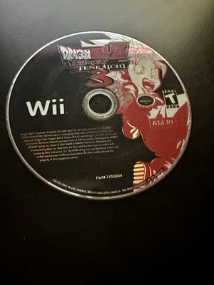 Dragon Ball Z Budokai Tenkaichi 3 (Nintendo Wii, 2007) Disc Only Tested & Workin - Image 1 of 2