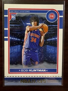 2024-25 NBA Hoops Winter #267 Bobi Klintman (RC) - Detroit Pistons - Picture 1 of 2