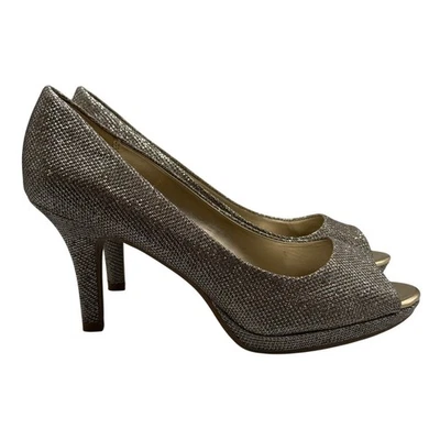 Zapatos de tacón alto Bandolino B-Flexibles dorados metálicos brillantes talla 8,5 M Foto 1 de 4