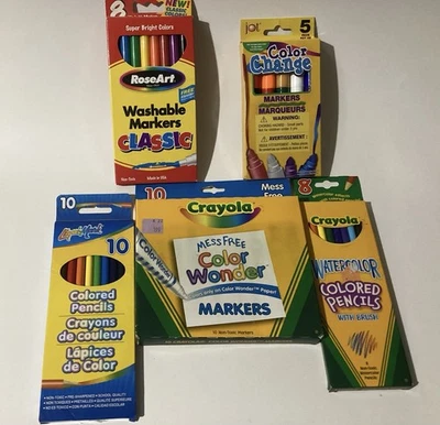 Lot Of Colored Markers And Pencils - Image 1 of 4