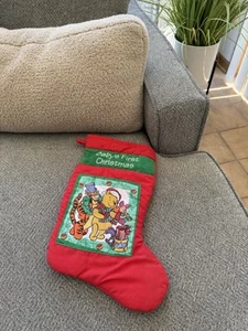 Medias De Colección Disney Winnie The Pooh Navidad Vacaciones Primera Navidad Bebé’s - Imagen 1 de 7