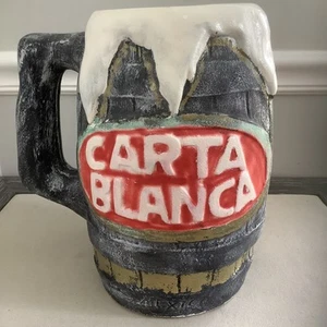 Man Cave Coin Bank Carta Blanca Birra - XXXXL Tazza Ceramica Vintage Barattolo Giuramento - Foto 1 di 13