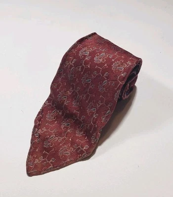 RARA Corbata Ultra De Colección 48.75" 20s 30s 40s Sin Forro Una Capa Abstracta Hecha a Mano EE. UU. Foto 1 de 4