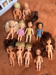 Diverse Little Baby And Toddler Barbies Played With - Picture 1 of 7