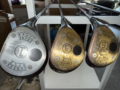 ENA Convex Sole Crane Japan Wood Set (Driver, 3 & 5 Wood) RH Ultra Lite Torayca - Image 1 of 4