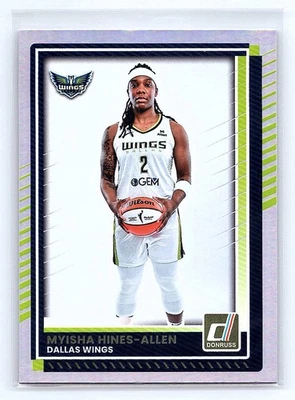 Myisha Hines-Allen 2025 Donruss WNBA #65 Holo *xb - Image 1 of 2