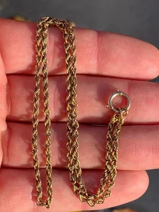 15 kt Gold Halskette Kette Mid-Victorian 10 Gramm - Bild 1 von 6