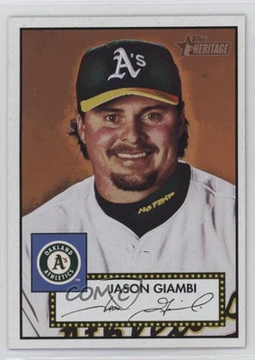 2001 Topps Heritage Black Back Jason Giambi #77 - Image 1 of 2