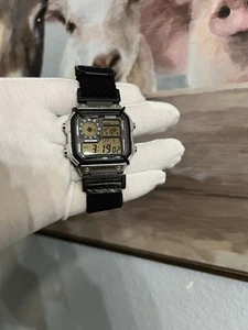 Custom Casio AE1200WH Watch | 100M WR World Map for World Time | Ghost - Picture 1 of 7