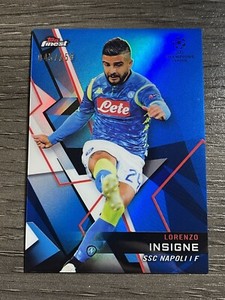 2018-19 Topps Finest UEFA Champions League Blue #9 Lorenzo Insigne /150