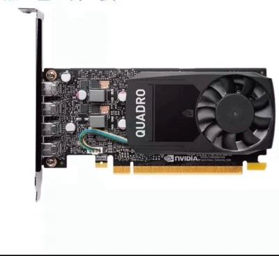 Nvidia Quadro P620 2GB GDDR5 4x mini DisplayPort PCIe Video Graphics Card - Image 1 of 4