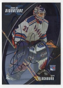 2002-03 Be a Player Signature Series Auto DAN BLACKBURN .