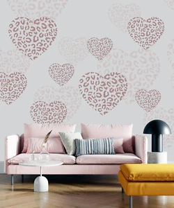 PLANTILLA Leopardo Corazón Animal Estampado Pintura Pared Muebles Reutilizables Artesanías Arte HE67 - Imagen 1 de 17