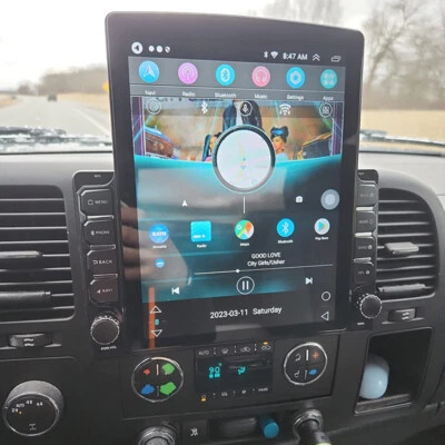 9.7" Android 13 Car Stereo GPS Navi Radio CarPlay Bluetooth WiFi SWC +Camera - Image 1 of 4