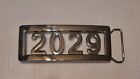 (Happy New Year) 2029 CUSTOM Belt Buckle-Put ANY LETTERS &/OR NUMBERS on Buckle