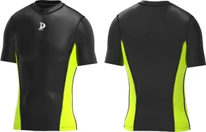 Men’s Half Sleeve Compression Base Layer Top – Gym and Sportswear - Picture 1 of 5