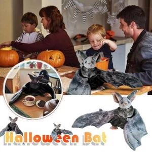 Halloween Bat Plush 24*60cm Bat Stuffed Animals Plush Soft Toys NEW Plush L0E5 - Picture 1 of 12