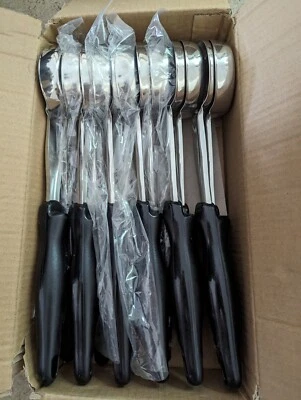 Vollrath Stainless Steel Spoodle 64333 3oz 89ml Serving Spoon Qty 12 - Image 1 of 3