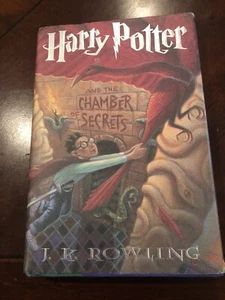 1st Edition US Hardcover Text Error Harry Potter and the Chamber of Secrets - Picture 1 of 12