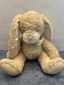 Peluche de peluche conejo sentado crema patas texturizadas peludas - Imagen 1 de 7