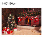 Background Cloth Sturdy Removable Warm Fireplace Christmas Backdrop Fabric