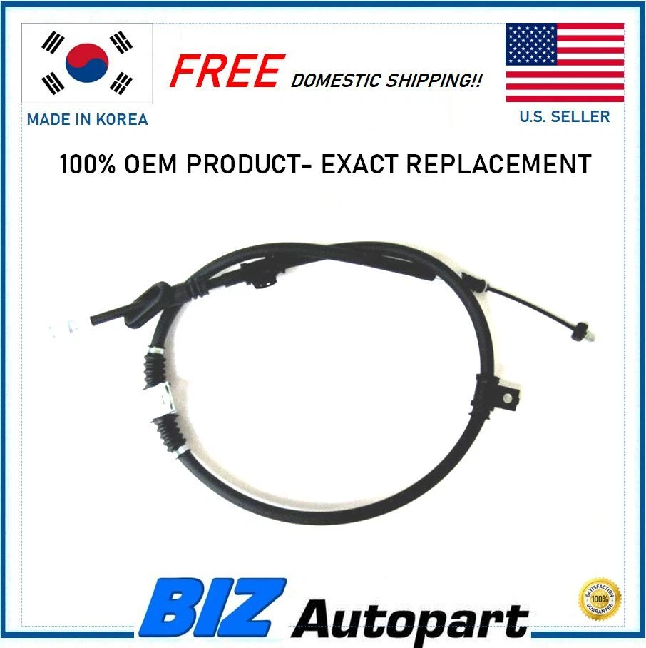 原始设备制造商! Parking Break 电缆 RR LH 适用于 1997 - 2001 年 HYUNDAI TIBURON OE# 59760-27301 — 第 1/3 张图片