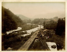 Japon, View Of Nikko Vintage Albumen Print.  Tirage Albuminé Aquarellé  21X2