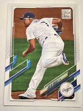 JULIO URIAS 2021 Topps Series 1 BASEBALL CARD #5 Los Angeles Dodgers