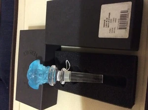 Versace light blue crystal bottle stopper - Picture 1 of 9