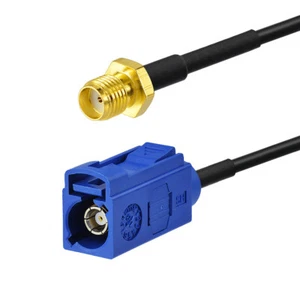 GPS Antenna Extension Cable RG174 Fakra C Female to SMA Female Coax Pigtail 2m - Picture 1 of 4
