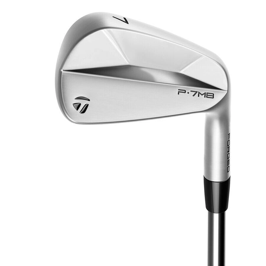 2023 TaylorMade P7MB Irons 6-PW w/ KBS Tour Stiff Steel Flex Shafts - Image 1 of 1