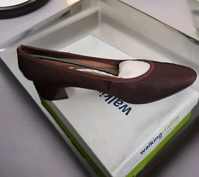 BROWN ~ NEW Walking Cradles HANNA STRETC Pumps Size 12 Wide   - Image 1 of 4