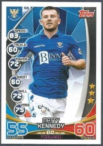 TOPPS MATCH ATTAX SPL-2019-20- #196-ST JOHNSTONE-MATTY KENNEDY - Imagen 1 de 1