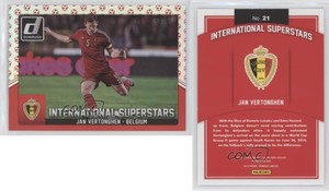 2015 Panini Donruss International Superstars Red Soccer Ball /49 Jan Vertonghen