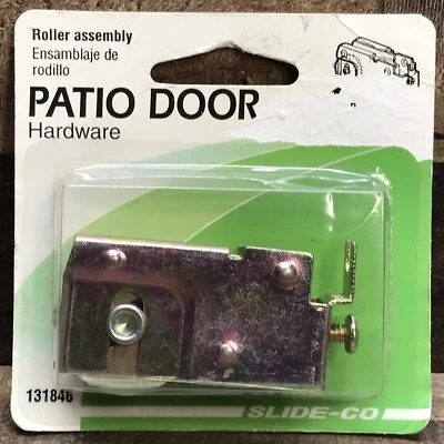 Conjunto de rodillos para herrajes de puerta de patio Slide-Co 131846 1-1/4” O.D. D1526 *NOS Foto 1 de 4