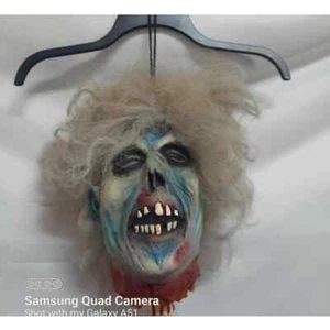 Vtg 90's Spirit Halloween severed decapitated hanging zombie rotting corpse head - Picture 1 of 4