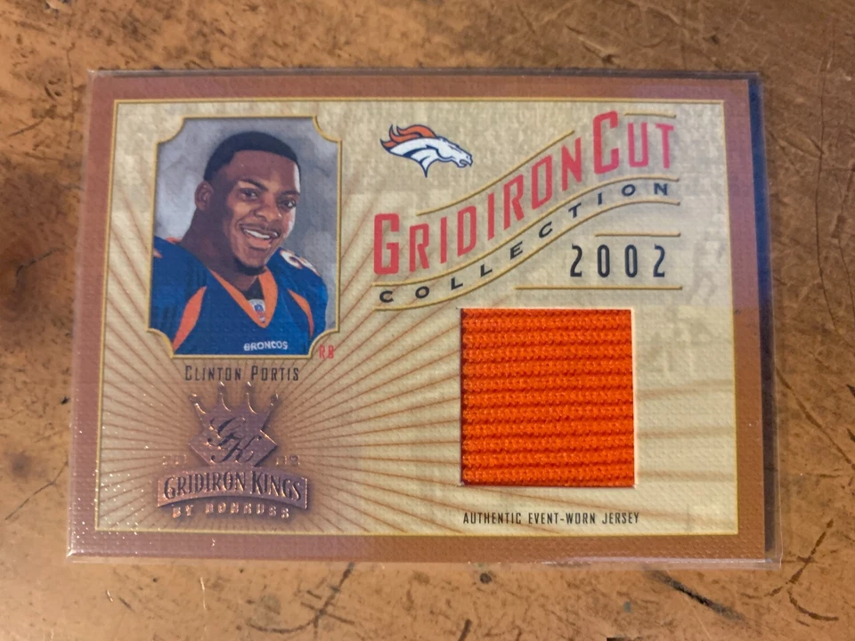 2002 Gridiron Kings Gridiron Cut Collection #GC105 Clinton Portis JSY/400 - Image 1 of 2