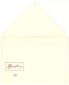 1970 Soviet Embossed letter cover with signature 100 YEARS since Lenin's birth - Bild 1 von 3