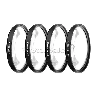 Vivitar 52mm Closeup Close Up Macro +1 +2 +4 +10 Filter Kit - Image 1 of 3