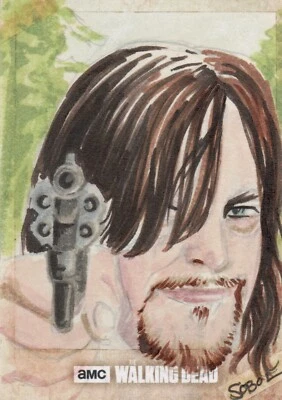 The Walking Dead Road to Alexandria, Jason Sobel Sketch Card #1/1 - Image 1 of 2