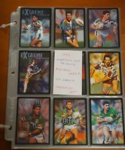 1995 NRL WINFIELD CUP TRIBUTE ALL IN CARD SHEETS 110 CARD SET - Picture 1 of 1