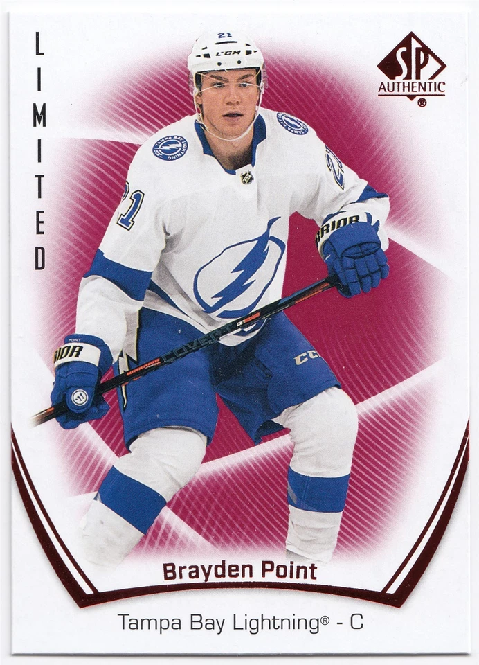2021-22 Upper Deck SP Authentic Limited Red Parallel BRAYDEN POINT #17 Lightning - Image 1 of 1