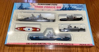 Vintage 1978 Tootsietoy Task Force 88 #1764 Die Cast Metal Military Ships Rare - Image 1 of 4