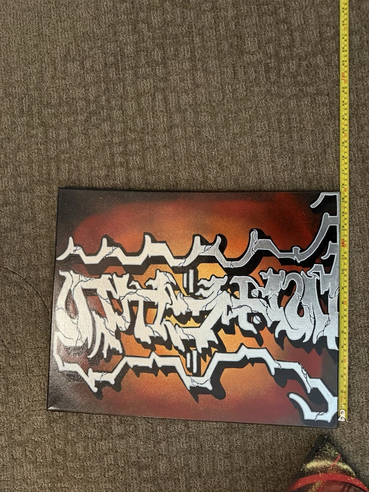 Pintura en lienzo de graffiti arte callejero savie  Foto 1 de 1