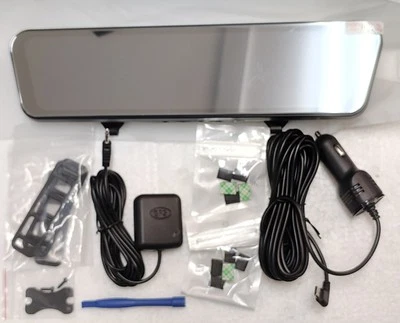 REXING M2 MAX 12" Mirror Dash CAM, 4K + 1080p, GPS, App Control - No Rear Cam - Image 1 of 4