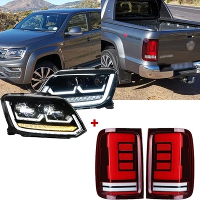 Conjunto de faros LED + juego de luces traseras apto para Volkswagen VW Amarok V6 2011-21 Foto 1 de 4