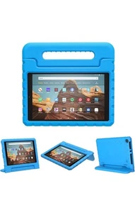 Kids Case Cover Foam Cover for Fire HD 10.1 2019/2017/2015 Blue Case - Picture 1 of 7